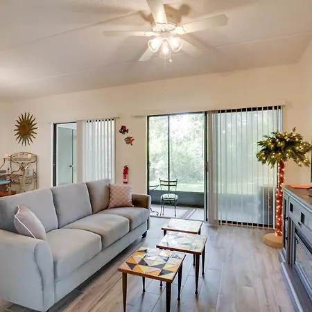 St Augustine Condo With Screened Porch, Pool Access!